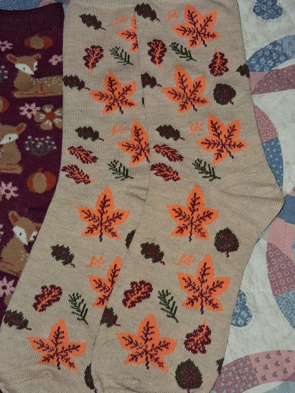 🍁🍂🧦Ladies Autumn Sock Bundle ~ 3 Pairs🧦🍂🍁